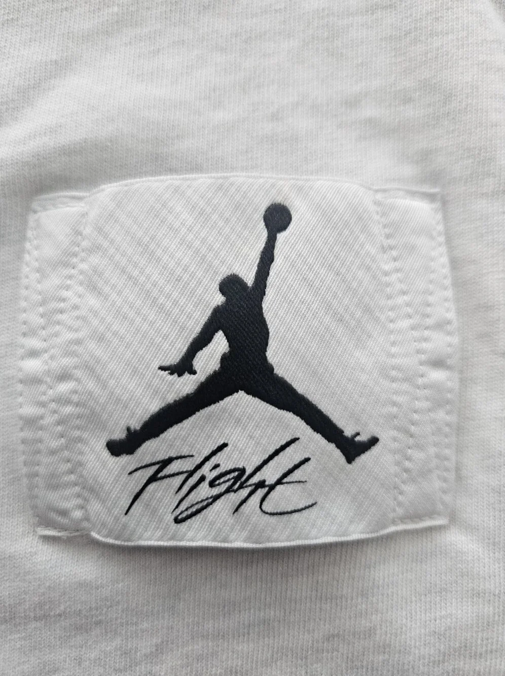 Nike Jordan Flight Essentials Oversized Tee‎ Off White/Gray Sz 2XL Sporty